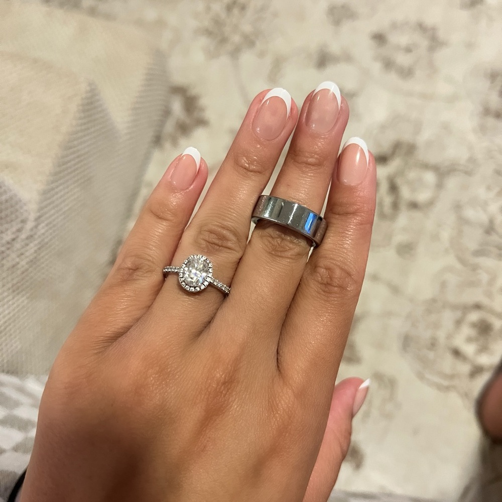 Oura Ring Gen 3 Heritage Silver Size 9